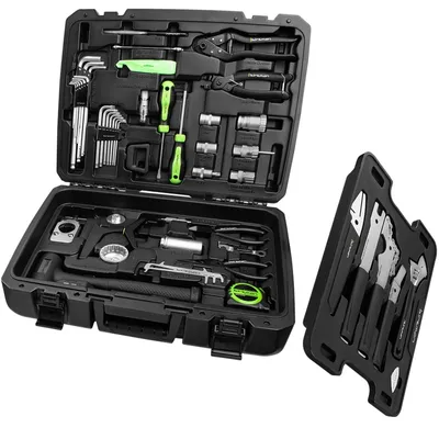 Produktbild von Birzman Werkzeugkoffer Studio Tool Box 37 Teile, Schwarz