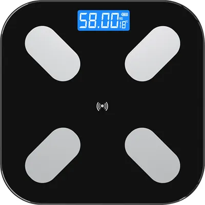 Produktbild von Intelligente Koerperfettwaage, Haushalts-BT-Verbindung, wiederaufladbare elektronische Waage, 59 Funktionsdaten, APP-Steuerung, BMI-Datenanalyse, Koerperfettwiegen, gesunde Gewichtswaage