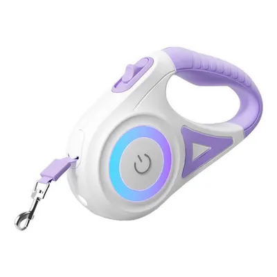 Produktbild von Rojeco Hunde-Automatikleine LED 5 m (lila)