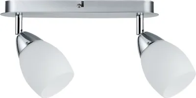 Immagine prodotto di Paulmann Faretto WolbalLED max 2x10W GU10 Chrom matt/Opal 230V Metall/Glas