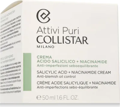 Zdjęcie produktu dla Collistar Attivi Puri Salicylic Acid + Niacinamide Cream 50 ml