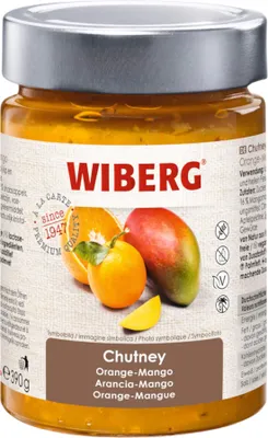 Produktbild von Wiberg Chutney Orange-Mango - 390g