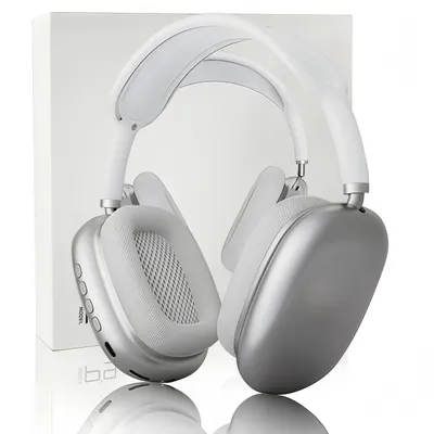 Produktbild von Kopfhörer, Bluetooth 5.0 Stereokopfhörer, Kopfhörer kabellos mit Stereo-Audio, kein Lärm für Sprechen Musikhören, Silber