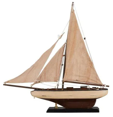 Produktbild von Ib Laursen Dekorationsobjekt Segelschiff Braun Nautico (23cm)