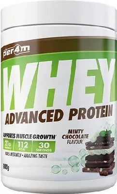 Produktbild von Per4m Whey Protein - 900g-Dose Minty Chocolate