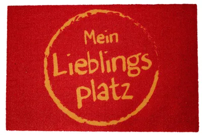Produktbild von Mein Lieblingsplatz  60 x 40 cm Türmatte Fussmatte sauberlaufmatte