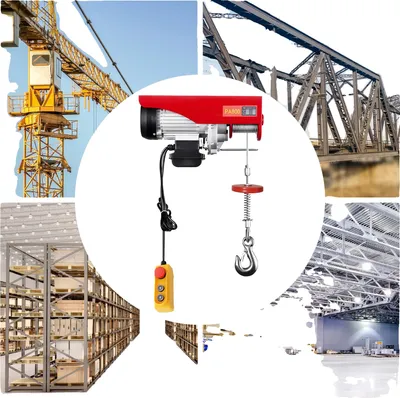 Obrázek produktu pro elektrický naviják 220 V, zvedá až 800 kg, dálkové ovládání, vysoká rychlost zvedání