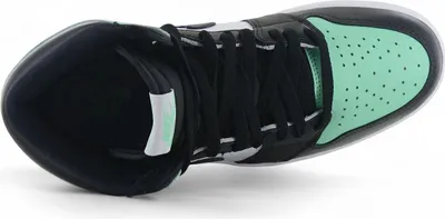 A top-down view of a Nike Air Jordan 1 Retro High OG sneaker.