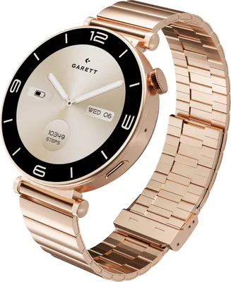 Zdjęcie produktu dla Smartwatch Garett Rose różowe złoto stalowy
