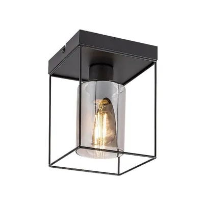 Image de Plafonnier moderne E27 1x25W couleur noir 71031 Chadwick Rabalux