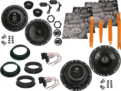 Produktbild von JBL Boxen für VW Tiguan 5N AD1 Bj 07-15 Tür vorne hinten Dämmmatte Bügel 1200 W