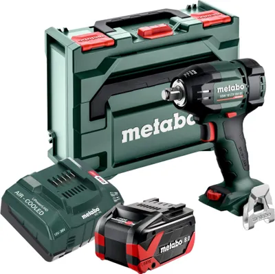 Imagen del producto de Atornillador de impacto a batería Metabo SSW 18 LTX 550 BL 18 V 550 Nm sin escobillas + 1 batería LiHDX 8,0 Ah + cargador + metaBOX