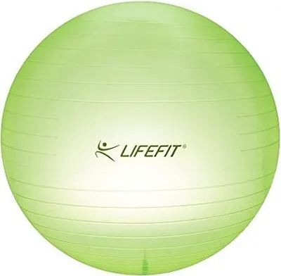 Immagine prodotto di Palla da ginnastica LIFEFIT® TRANSPARENT 65 cm, verde chiaro