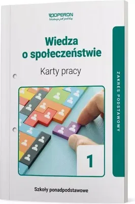 Zdjęcie produktu dla Wiedza o społeczeństwie 1. Karty pracy dla szkół ponadpodstawowych. Zakres podstawowy