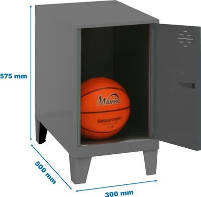 Obrázek produktu pro Skříňka Simonrack SIMONLOCKER DISM antracit 8425437119873, 1 skříňka 30,0 x 50,0 x 57,5 cm
