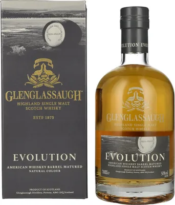 Image de Glenglassaugh EVOLUTION Highland Single Malt Scotch Whisky 50% Vol. 0,7l en boîte cadeau