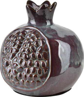 Obrázek produktu pro Dekorativní figurka z keramiky Saggio Granat 12 x 12 x 13 cm, fialová, 1 ks