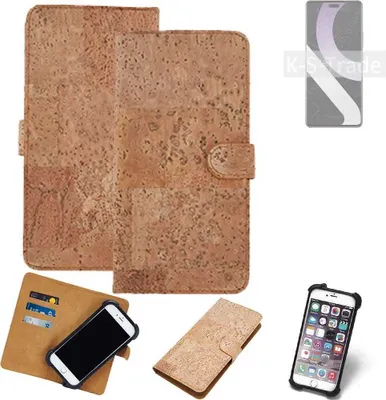Produktbild von K-S-Trade Hülle kompatibel mit Xiaomi Civi 2  Kork Handyhülle Cover  Schutzhülle TPU Case Bumper in Hellbraun, (1x)