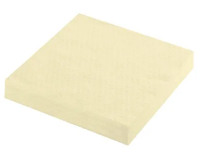 Produktbild von 400x Servietten Prägeservietten 1-lagig 33 x 33 cm champagner
