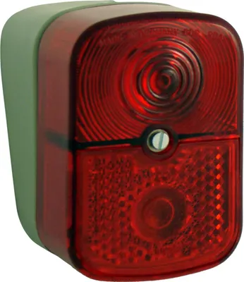 Produktbild von Rücklicht eckig komplett, rot - Simson KR51/1 Schwalbe, SR4-1 Spatz, SR4-2 Star, SR4-3 Sperber, SR4-4 Habicht