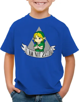 Produktbild von style3 I am not Kinder T-Shirt link gamer