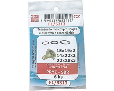 Obrázek produktu pro Těsnění pro mosazné hadice