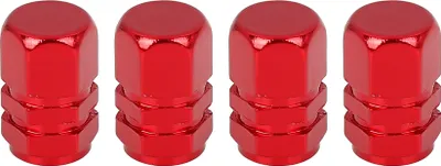 Produktbild von 4 stücke Autoventil Kappe Aluminiumlegierung Ventildeckel Rot