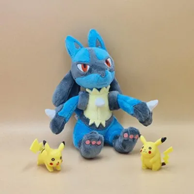 Produktbild von Pokemon Lucario Kuscheltier - 16 cm Plüschtier Lucario