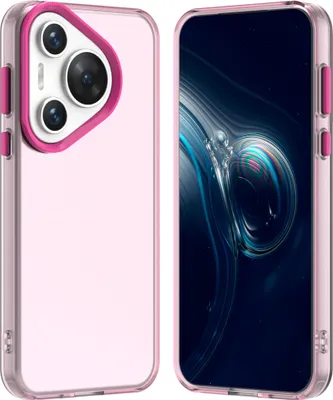 Image de Etui pour Huawei Pura 70 Pro / Pura 70 Pro+, étui semi-transparent mat antichoc Rouge