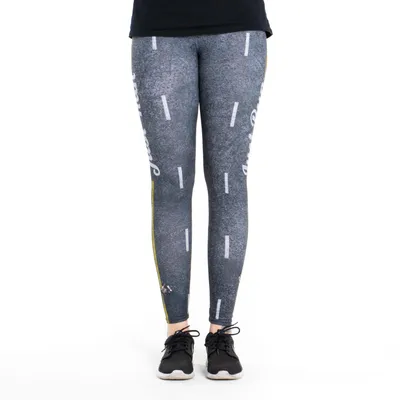Produktbild von cosey - bedruckte bunte Leggins High Waist - Einheitsgröße - - Design Just Run