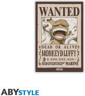 Produktbild von ONE PIECE - Standard Magnet - Wanted Luffy