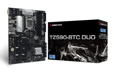 Produktbild von Biostar Bergbau-Motherboard TZ590-BTC DUO