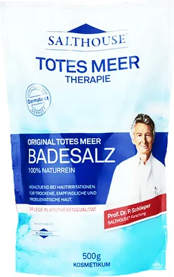 Produktbild von Salthouse Original Totes Meer kristalline Bade-Salz Naturprodukt 500g