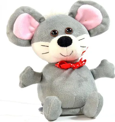 Produktbild von Kögler 75621 - Labertier Maus Ravel, ca. 18 cm groß, nachsprechendes Plüschtier mit Aufnahme- und Wiedergabefunktion, plappert alles witzig nach und bewegt sich, batteriebetrieben