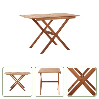 Produktbild von The Living Store Gartentisch 110x67x74 cm Massivholz Akazie