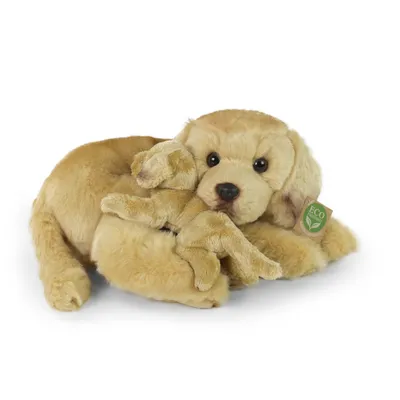 Obrázok produktu pre Rappa Plyšový labrador 27 cm so šteniatkom ECO-FRIENDLY