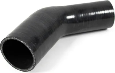 Zdjęcie produktu dla LLK wąż ciśnienia doładowania 45 stopni kolanko redukcyjne 65 - 50 mm CZARNY