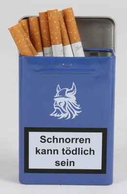 Produktbild von 24x Zigaretten-Box 7x3x9cm Zigarettenetui Aufbewahrung Raucher rauchen Haushalt