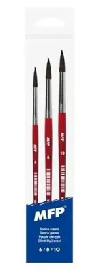 Produktbild von Rundpinsel 6, 8, 10/128F, 3 Stück – MFP