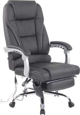 Produktbild von CLP Bürostuhl höhenverstellbar Pacific drehbar mit Massagefunktion 150kg belastbar schwarz