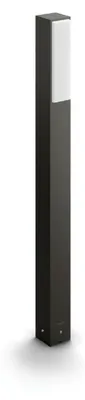 Produktbild von Philips Stratosphere UltraEfficient LED-Außenpfostenleuchte 3,8 W 800 lm 2700 K 77 cm IP44, Anthrazit