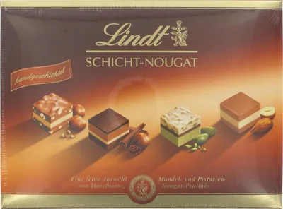 Produktbild von Lindt & Sprüngli Schicht Nougat Pralines, 1er Pack (1 x 125 g)