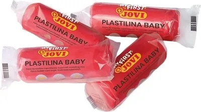 Obrázok produktu pre Jovi Baby Detská modelovacia hmota Red 4 x 38 g