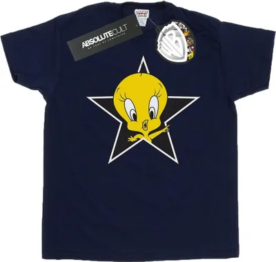 Produktbild von Looney Tunes - "Tweety Pie Star" T-Shirt für Damen BI31551 (XL) (Marineblau)