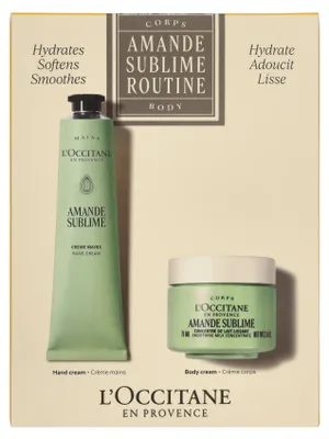 Image de Coffret cadeau pour la routine corporelle à l'amande