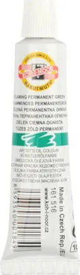 Obrázek produktu pro KOH-I-NOOR 16151600000 Olejová barva Flaming Permanent Green 16 ml 1 ks