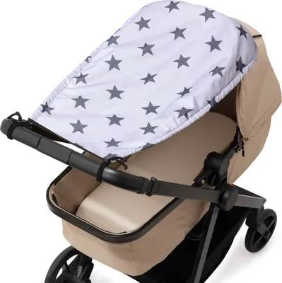 Produktbild von Sonnensegel für den Kinderwagen - Grey Stars