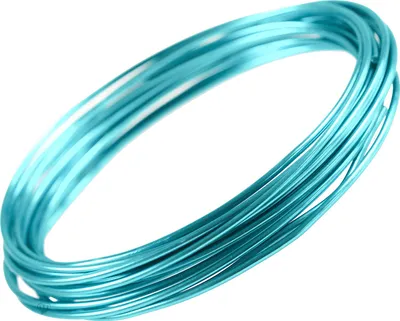 Aludraht 2mm hellblau, helltürkus