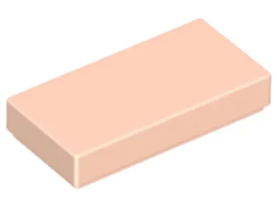 Produktbild von Lego® 1x2 Fliesen 3069 - 100 Stück Helles Nougat