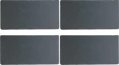Produktbild von Schieferplatten - 34 x 17 cm - Anthrazit - Schiefer - Unikat - 4er Set
